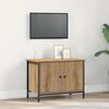 vidaXL Meuble TV Ch&ecirc;ne artisanal 60 x 35 x 45 cm Bois d'ing&eacute;nierie