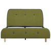 vidaXL Cadre de lit sans matelas vert tissu 120x200 cm