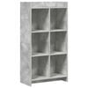 vidaXL Biblioth&egrave;que Gris B&eacute;ton 59 x 30 x 111 cm Bois d'ing&eacute;nierie