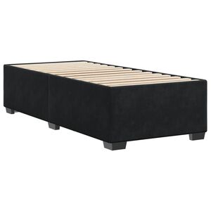 vidaXL Cadre de lit sans matelas noir 90x190 cm velours