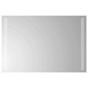 vidaXL Miroir de salle de bain LED Transparent 60 x 40 cm verre tremp&eacute;