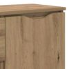 vidaXL Buffet Ch&ecirc;ne artisanal 100 x 30 x 65,6 Bois d'ing&eacute;nierie