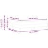 vidaXL Lit &agrave; ressorts avec matelas Taupe 180 x 200 cm tissu