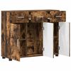 vidaXL Buffet FLORIN Ch&ecirc;ne fum&eacute; 88,5 x 30,5 x 73 cm Bois d'ing&eacute;nierie