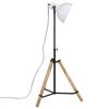 vidaXL Lampadaire 25 W blanc 75x75x90-150 cm E27