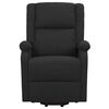 vidaXL Fauteuil de massage Noir Tissu