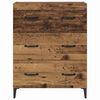 vidaXL Buffet Bois ancien 69,5 x 34 x 90 cm Bois d'ing&eacute;nierie et fer