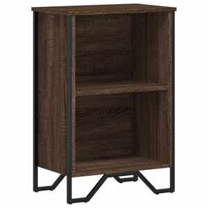 vidaXL Biblioth&egrave;que ch&ecirc;ne marron 50x31x74,5 cm bois d'ing&eacute;nierie