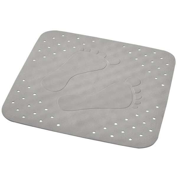 RIDDER Tapis de douche antid&eacute;rapant Plattfu&szlig; 54 x 54 cm Gris 67287