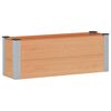 vidaXL Jardini&egrave;re sur&eacute;lev&eacute;e Marron 100 x 30 x 36 cm alu.