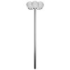 vidaXL Lampadaire de jardin 3 lampes 220 cm