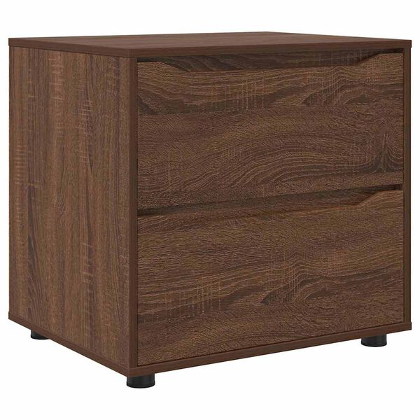 vidaXL Armoire de rangement Ch&ecirc;ne brun 60 x 48 x 57 cm