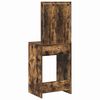 vidaXL Coiffeuse Chêne fumé 50 x 41 x 135 cm Bois d'ingénierie