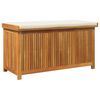 vidaXL Bo&icirc;te &agrave; coussins d'ext&eacute;rieur 113x50x60,5cm bois massif d'acacia