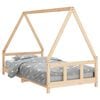 vidaXL Cadre de lit pour enfant 90x190 cm Bois de pin massif