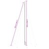 vidaXL Lumi&egrave;res d'arbre de No&euml;l Int&eacute;rieur/Ext&eacute;rieur 400 LED 2,5 m
