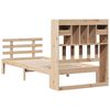 vidaXL Lit biblioth&egrave;que sans matelas 90x190 cm bois de pin massif