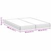 vidaXL Matelas 2 pcs Blanc et Gris 80 x 200 cm Printemps Bonell