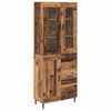 vidaXL Haut Armoire 2 pc Bois Ancien 69,5 x 34 x 180 cm