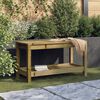 vidaXL Banc de jardin 82,5x35x45 cm bois de pin imprégné