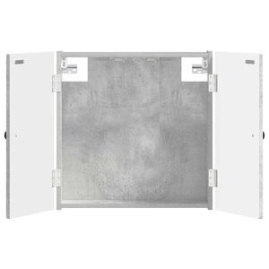 vidaXL Cabinet pour cible EDE Gris b&eacute;ton 52,5 x 10,5 x 53,5 cm