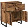 vidaXL Buffet Bois Ancien 60 x 35 x 70 cm Bois d'ing&eacute;nierie et fer