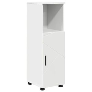 vidaXL Cabinet de salle de bain avec stockage Blanc 30 x 35 x 95 cm