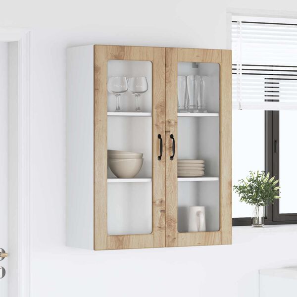 vidaXL Armoire de cuisine Kalmar Ch&ecirc;ne artisanal 80 x 31 x 100 cm