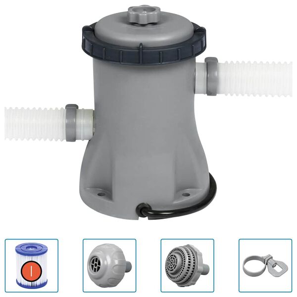 Bestway Pompe de filtration de piscine Flowclear 1249 L/h