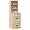 vidaXL Haut Armoire Chêne sonoma 40 x 41 x 135 cm Bois d'ingénierie