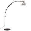 vidaXL Lampadaire 25 W argent vintage 150 cm E27