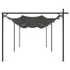 vidaXL Pergola avec toit rétractable anthracite 589x292x230 cm