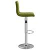 vidaXL Tabourets de bar lot de 2 vert clair velours