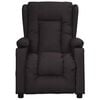 vidaXL Fauteuil Noir Similicuir