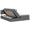 vidaXL Lit de Rangement 2 pc Gris fonc&eacute; Cuir synth&eacute;tique