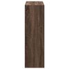 vidaXL Bibliothèque chêne marron 102x32x102 cm bois d'ingénierie