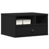 vidaXL Support d'imprimante noir 40x32x22,5 cm bois d'ing&eacute;nierie