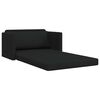 vidaXL Canap&eacute;-Lit 110cm Noir tissu