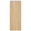 vidaXL Armoires murales 2 pcs chêne sonoma bois d'ingénierie
