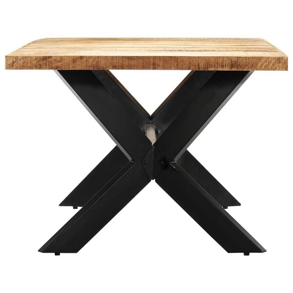 vidaXL Table de salle à manger 200x100x75 cm Bois de manguier solide