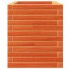 vidaXL Jardinière cire marron 110x40x49,5 cm bois de pin massif