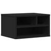vidaXL Support d'imprimante noir 40x32x22,5 cm bois d'ing&eacute;nierie