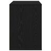 vidaXL Armoire &agrave; tiroirs Noir 80 x 41 x 58 cm Bois d'ing&eacute;nierie