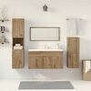 vidaXL Ensemble de meubles salle de bain 4 pcs bois d'ing&eacute;nierie