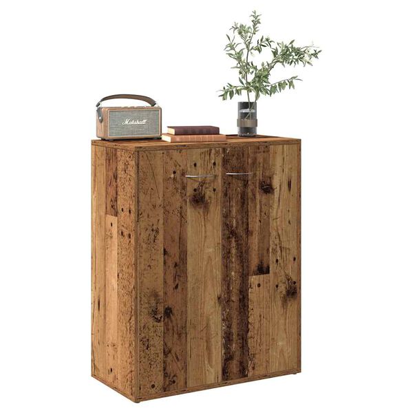 vidaXL Buffet vieux bois 60x30x75 cm bois d'ingénierie