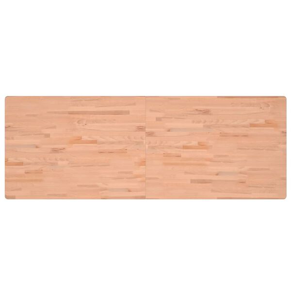 vidaXL Dessus de bureau 150x55x2,5 cm bois massif de h&ecirc;tre