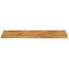 vidaXL Dessus de table &agrave; bord vivant 110x30x3,8cm bois massif manguier