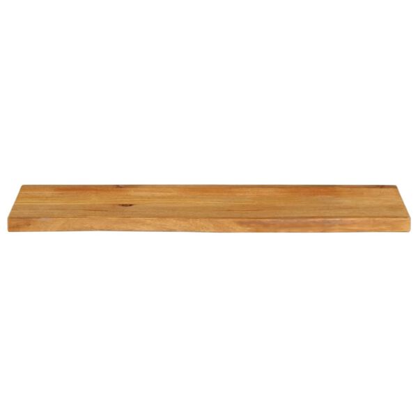 vidaXL Dessus de table &agrave; bord vivant 110x30x3,8cm bois massif manguier