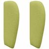 vidaXL Oreille de t&ecirc;te de lit Vert 40 x 23 x 6 cm tissu
