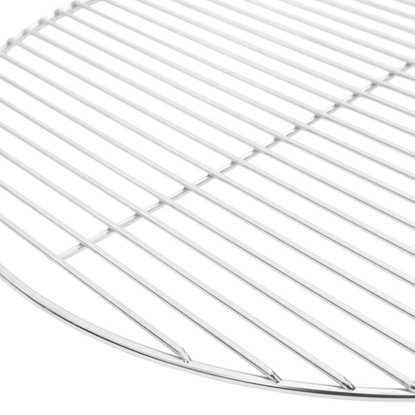 vidaXL Grille de barbecue ronde &Oslash;50 cm acier inoxydable 304